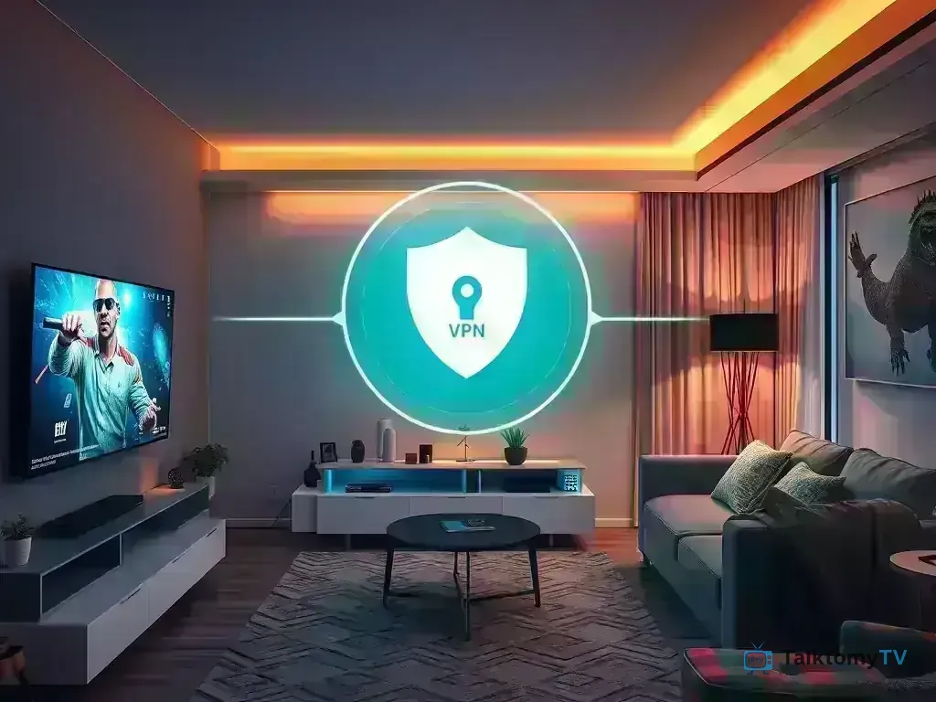 Secure streaming setup with VPN and security features